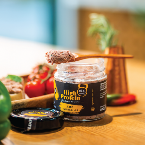 Pate cu ficat de vită - High Protein Moldovan